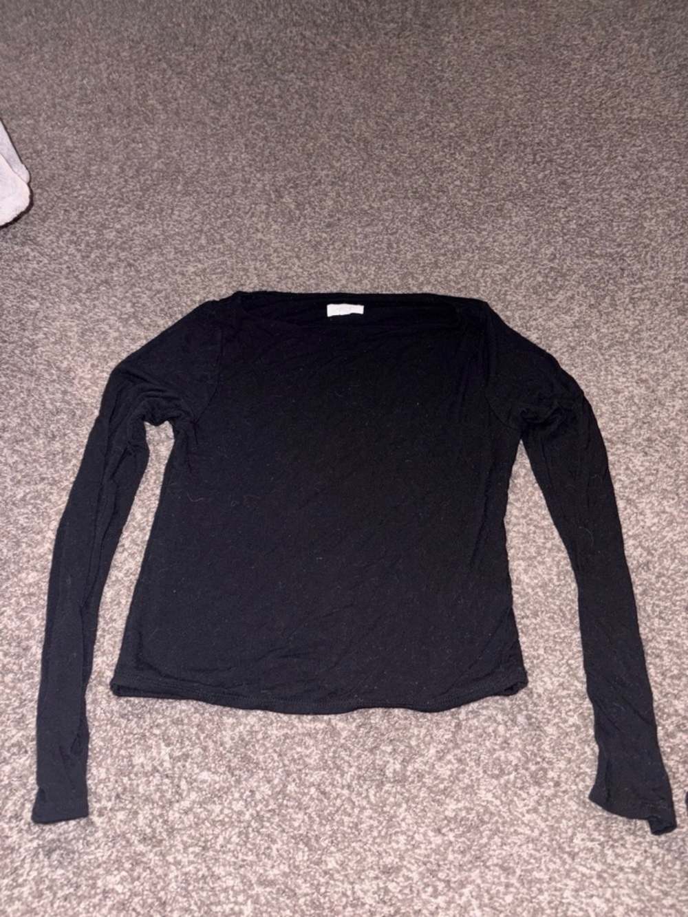 Nameless Black Long-Sleeve Women's Tee